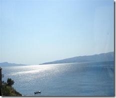 View from Rijeka to Istria and Cres